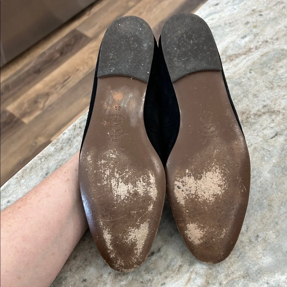 Elegant Black Suede Loafers - Picture 12 of 16